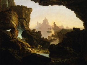 La décrue des eaux du déluge - Thomas Cole